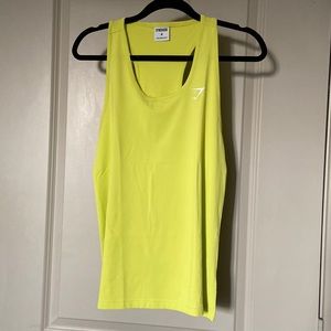 Gymshark yellow tank